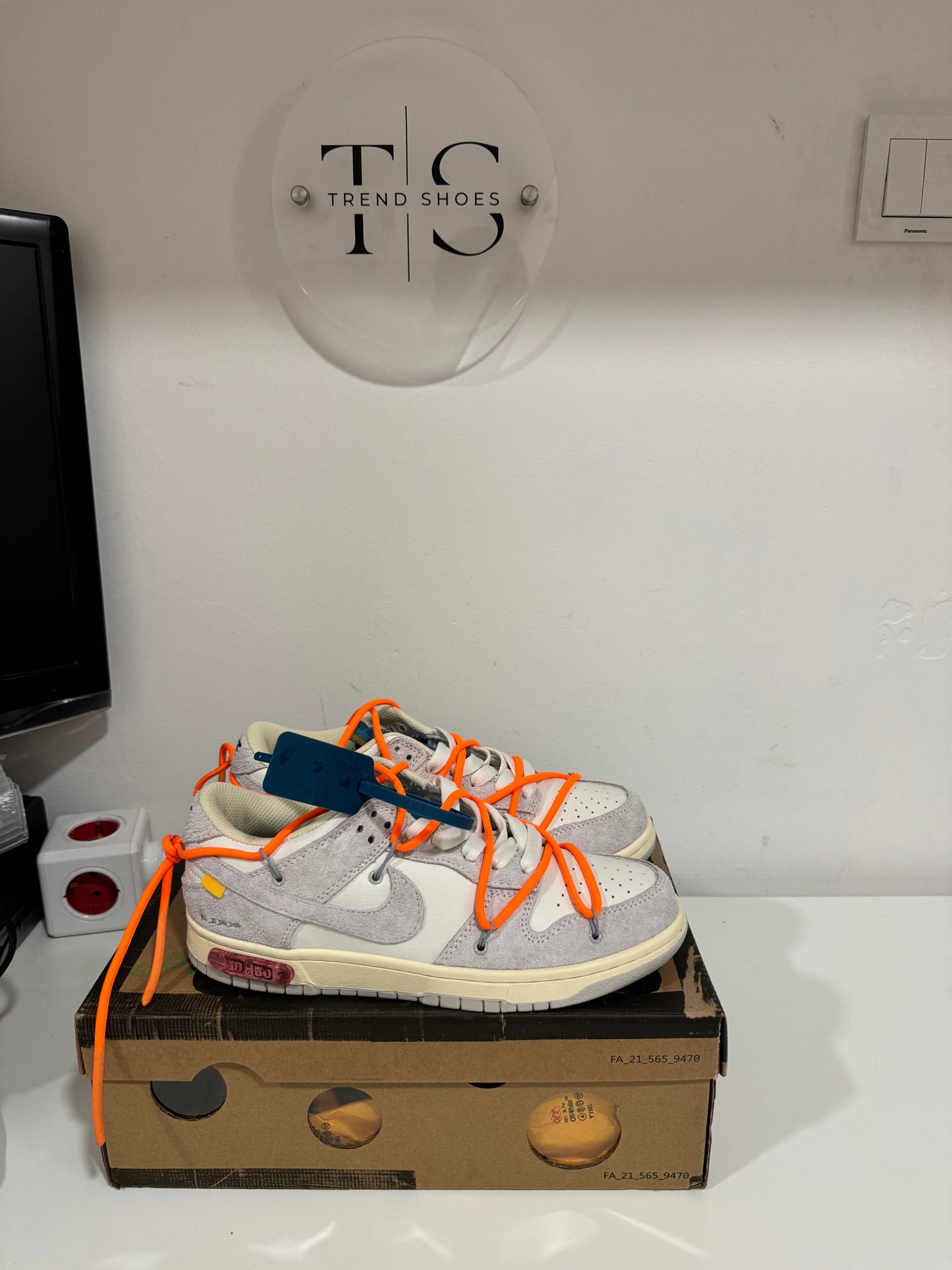 (Odmah Dostupno) Off White Dunk Lot 19 Broj 41