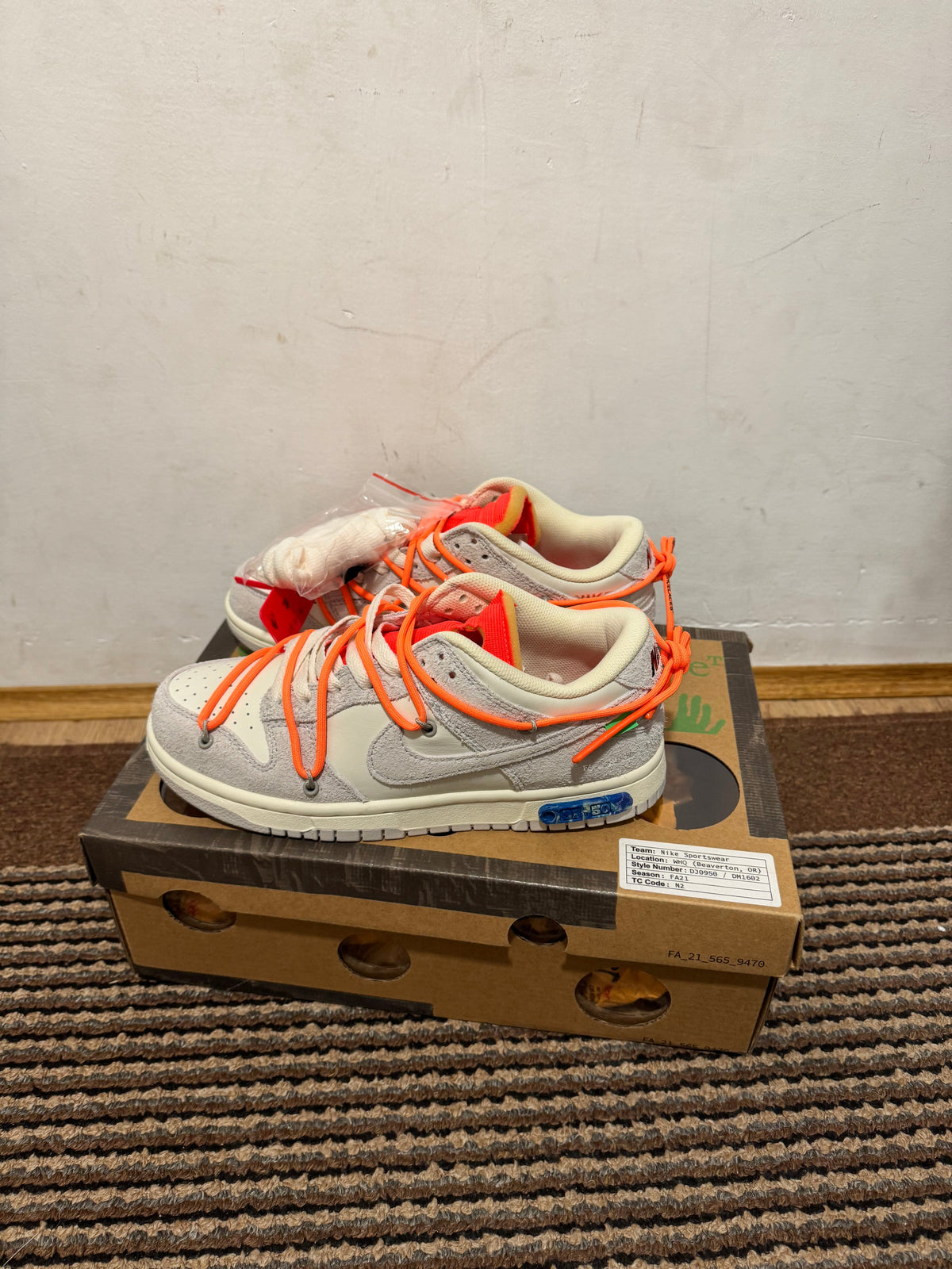 Off White dunk Broj 37.5,40 Lot 31(Odmah dostupno)