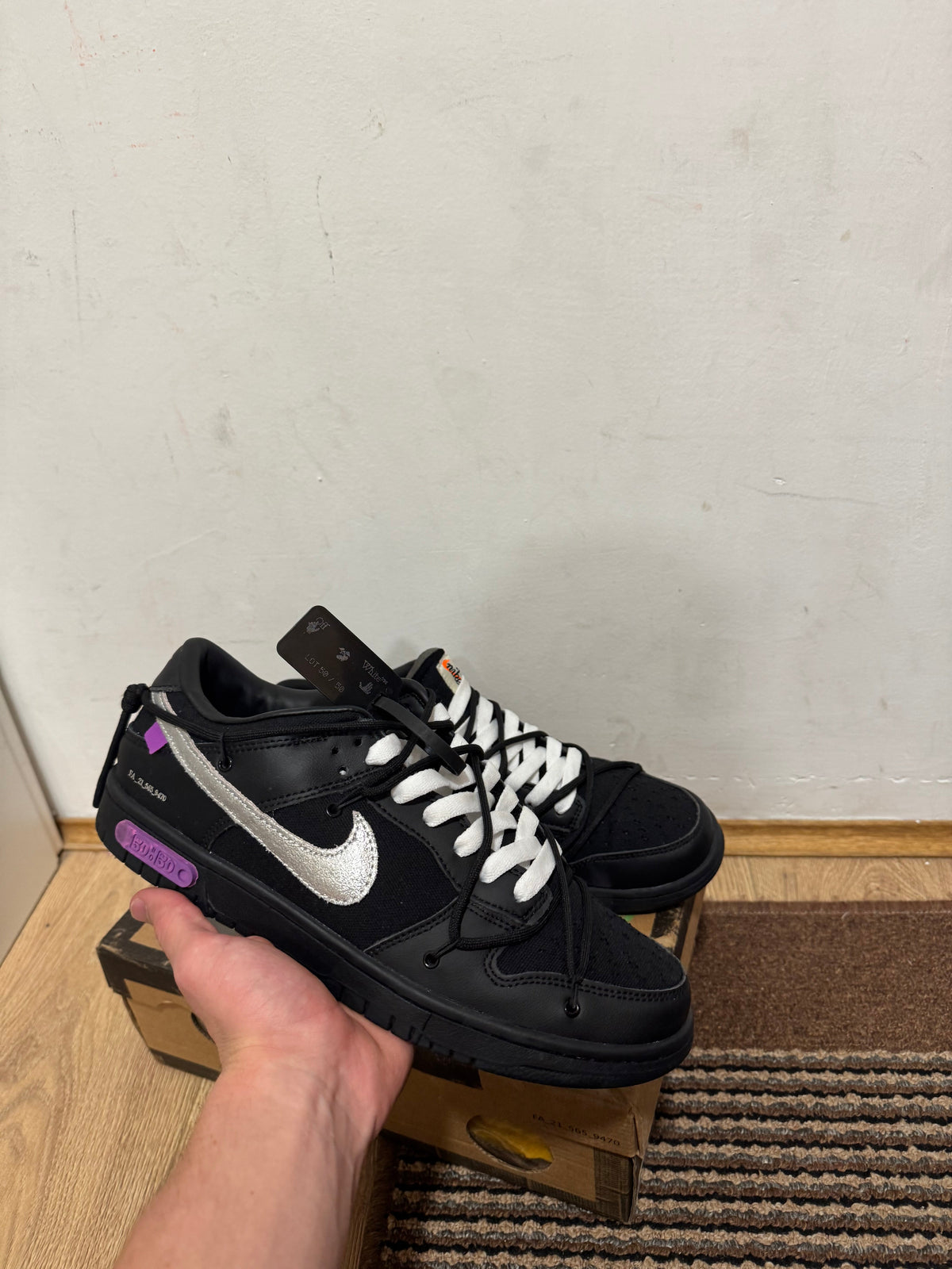 Off White dunk Lot 50 Broj 41,46(Odmah dostupno)