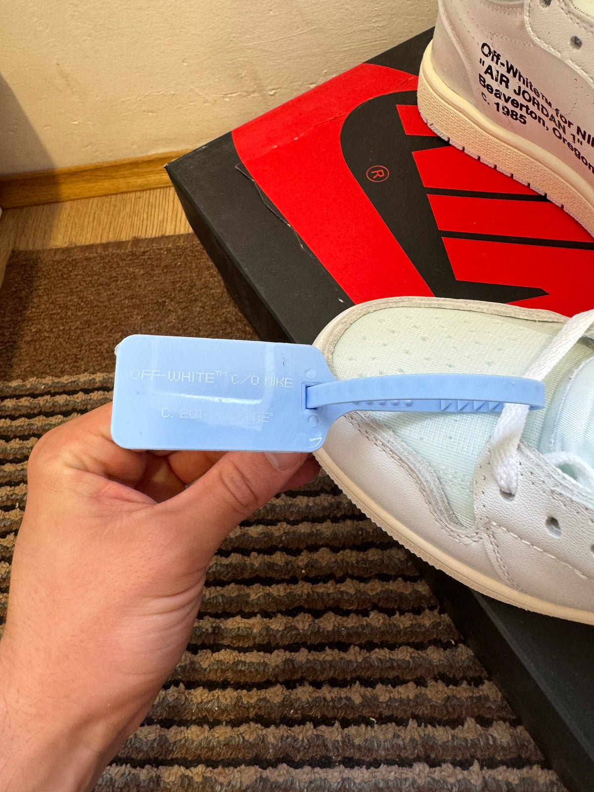 Jordan 1 High Off White Euro Broj 36,43(Odmah dostupno)