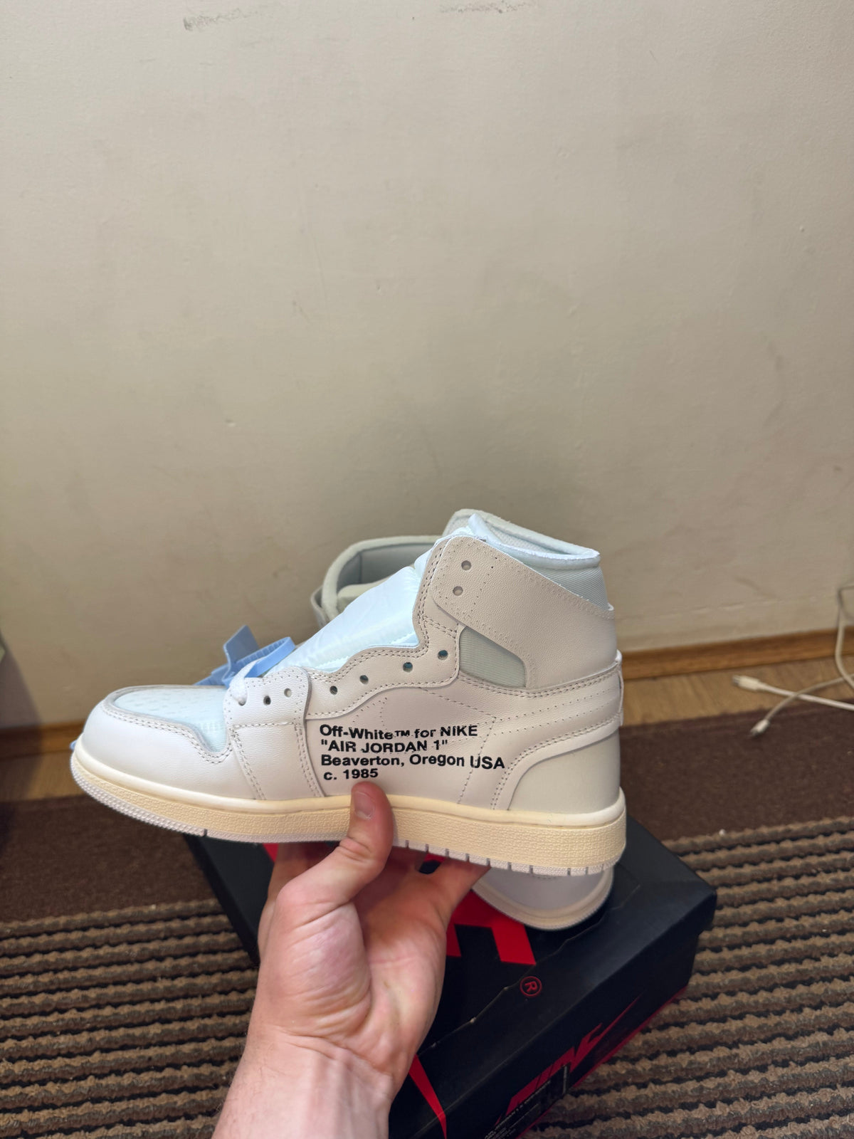 Jordan 1 High Off White Euro Broj 36,43(Odmah dostupno)