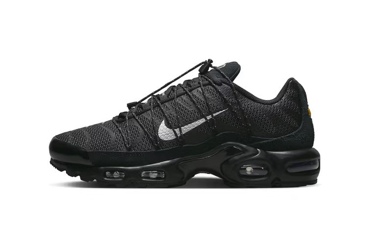 Nike Air Max Plus "Black Reflective" Releases With Toggle Lacing